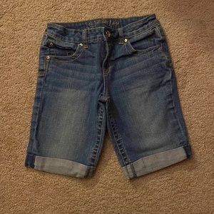 Justice Jean Denim Girls Shorts